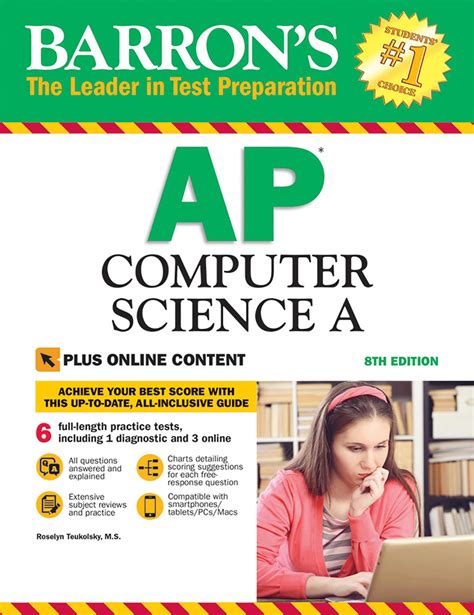 barrons cs test harder|Barron's AP Computer Science A, 8th Edition: with Bonus Online .